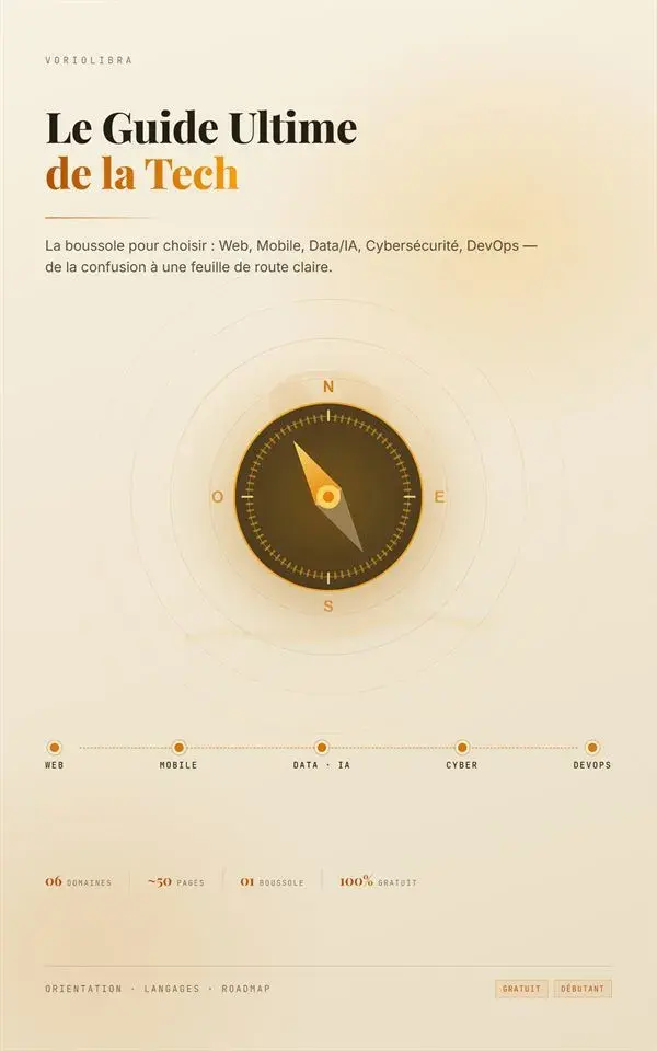Couverture Le Guide Ultime de la Tech : Trouver sa Voie dans le Code & la Data